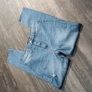 Dakota Ripped High Rise Stretch Skinny Jeans